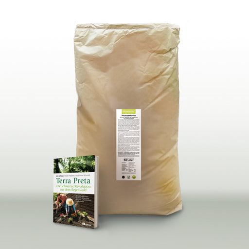 Buchpaket: 50 Liter Pflanzenkohle/Terra Preta: die Revolution aus dem Regenwald