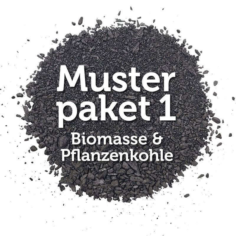 Musterpaket 1 : Biomasse & Pflanzenkohle